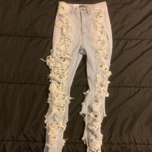 Never worn fashion nova jeans